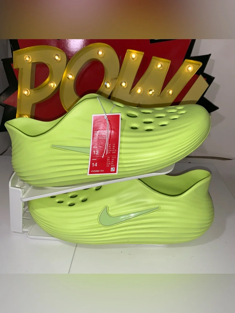 Nike ReactX Rejuven8 Men's Size 13: neon yellow-green (Volt Ice); New w/Box